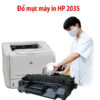 Đổ mực máy in HP 2035